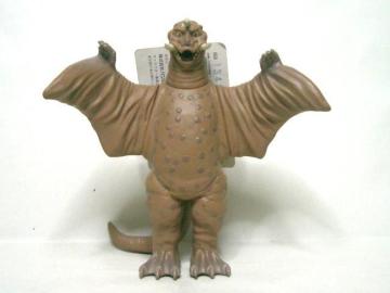 当時品◆バンダイ  タグ付き/怪ウルトラ怪獣シリーズ/ウルトラQ<冷凍怪獣 ペギラ>カラー版