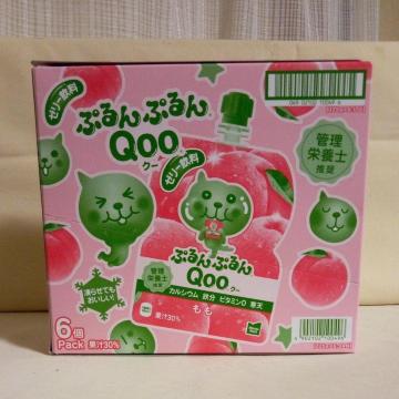 ぷるんぷるんQoo ゼリー飲料 もも味 6袋