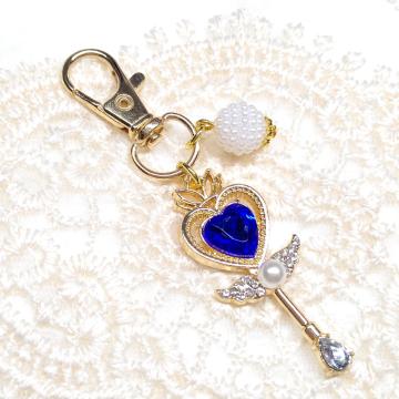 ����Ҳ�ށ��L�[�z���_�[���n�[�g�X�e�b�L���u���[���󂠂�