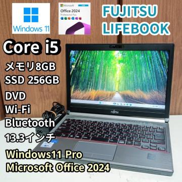 FUJITSU LIFEBOOK Corei5 ƒƒ‚ƒŠ8GB SSD256GB Windows11 ƒm[ƒgƒpƒ\ƒRƒ“ Office