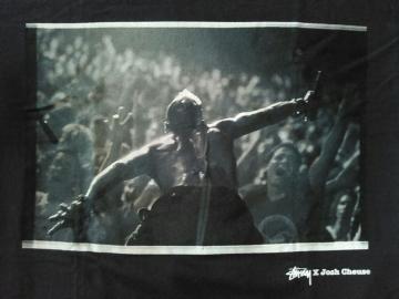STUSSYJoshCheuseTシャツサイズSステューシー限定フォトfishbornバンドrock