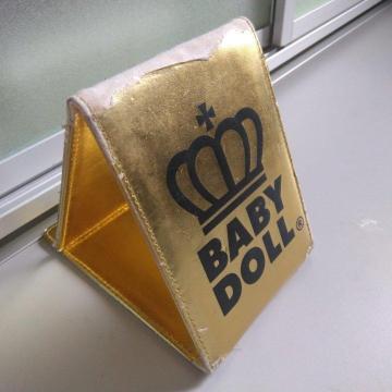 中古 スタンドミラー 小 ゴールド ベビードールBABYDOLLベビド