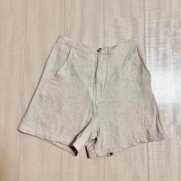 ◆Kastane/カスタネ◆リネン混ショートパンツ★ベージュF*カジュアルコーデ美品♪