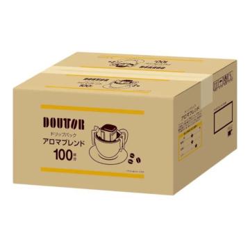 ドトールコーヒー ドリップパック まろやかブレンド 100袋入/深煎り/香り豊かでやさしい味わい/ベトナム・ブラジル産豆使用