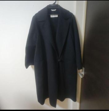 Max Mara �}�b�N�X�}�[�� �J�V�~��100% �ō������^�O �����O�R�[�g �� 44
