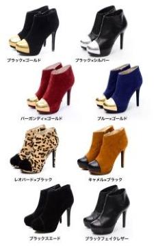 《New》JELLY.12月号掲載★エレガント★美脚ブーティ<ブラック(レザー)L>