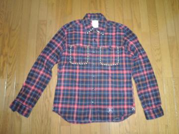 uniform experiment スタッズ チェックシャツ 3 赤系 ユニフォームエクスペリメント SOPHNET.