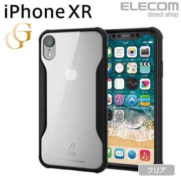 iPhoneXR ケースガラスケース  PM-A18CHVCG2BK エレコム