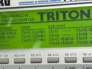 KORG TRITON-Rack-用増設メモリ 32MB×3 96MB 中古品