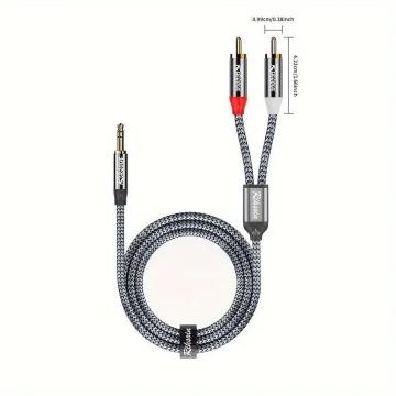 6.3�}�C�N�v���~�A���i�C�����҂�RCA�I�[�f�B�I�P�[�u������3.5�X�s�[�J�[�P�[�u���ϊ��X�}�zPC�e���r���@�\�X�v���b�^�[