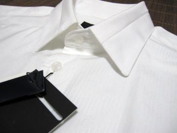 □ZARA/ザラ ドレスシャツ/ビジネスシャツ/スリムフィット・メンズS/ホワイト☆新品