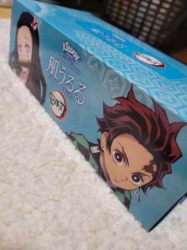クレシア×鬼滅の刃 コラボ ティッシュ(竈門炭治郎 竈門禰豆子)