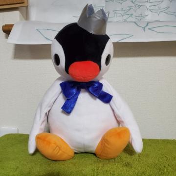 非売品 ピングー おうかんBIGぬいぐるみ 《ピンガ》 ペンギン