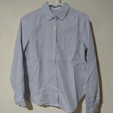 OFUON ストライプ長袖シャツ