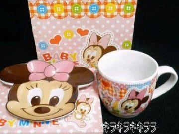 《New》Disney/ミニーマウス★カップ&ソーサー セット<箱付>