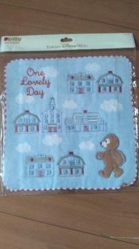 リゾートダッフィーミニタオル