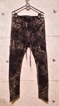 ViKMRII Double Zip  Skinny Pants 2 BLACKKHAKI