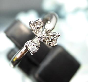 ���@���h�[���R �v���`�i�_�C�������h�����O��0.10ct��11����3.1g���v���`�i900 3655