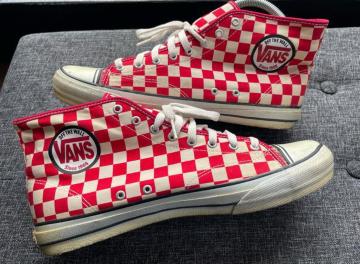 fbhXgbN 90's  VANS OFF THE WALL `FbJ[  I[X^[ 28.5cm / re[W
