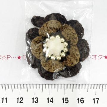 7*ハンドメイド♪オリジナルビジュー ループ付きカラフルお花 2