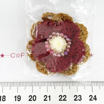 7*ハンドメイド♪オリジナルビジュー ループ付きカラフルお花 6