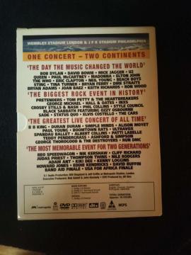 LIVE AID ���C�u�G�C�h DVD 1985�N�`���̃`�����e�B�R���T�[�g ��11���Ԏ��^ �E�F���u���[��JFK�X�^�W�A��