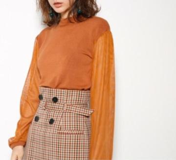SLY VOLUME TUCK SLEEVE TOPS bVX[u@XC