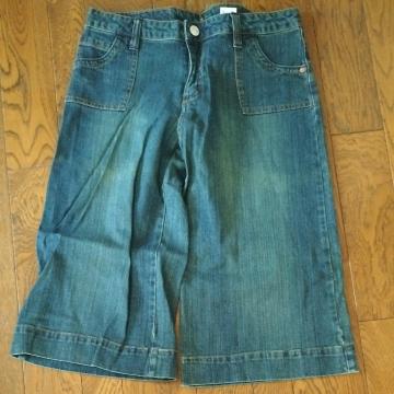 新品 LIVE IN COMFORT デニム キュロット