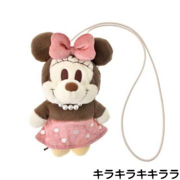 《New》ミニーマウス(ジッパーポシェット)★気持ちの良い*ふわふわ・ぬいぐるみ
