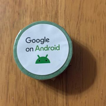 Google on  Androidのマスキングテープ