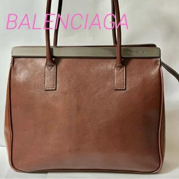 BALENCIAGA �o�����V�A�K ���^���t���[�� �g�[�g �t���[���o�b�O ���U�[ �n���h�o�b�O ���|�� �u���E��