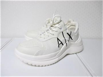 ☆ARMANI EXCHANGE アルマーニ エクスチェンジ ロゴ ボリュームソール スニーカー/メンズ/9☆新作完売モデル