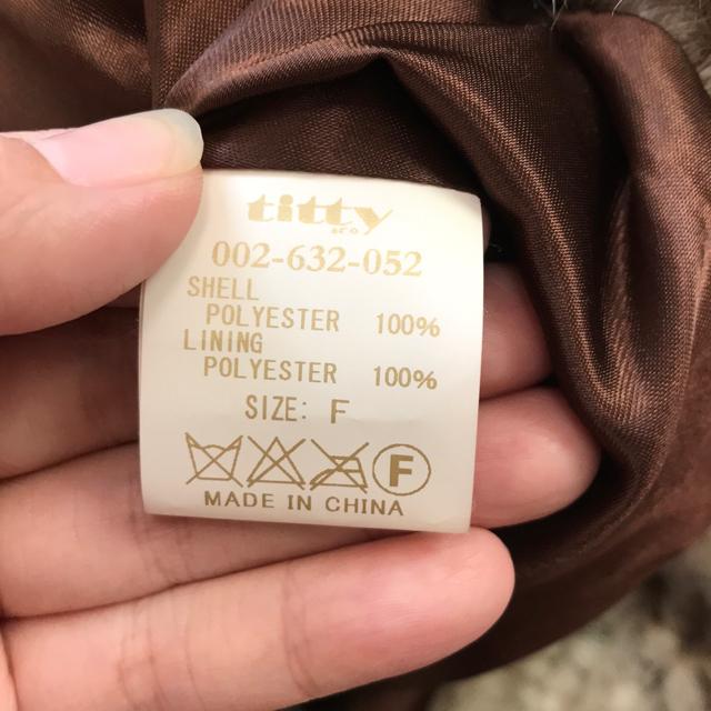 titty&coファーコート < ブランド titty&coファーコート < ブランドの