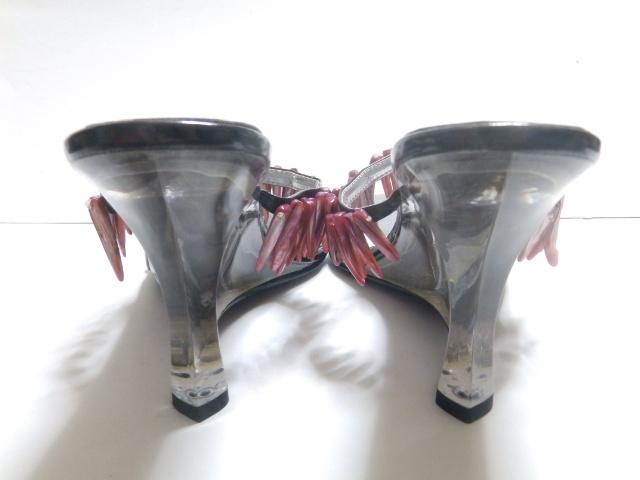 美脚♪ジュエル付 クリアウェッジソール ミュール < 女性ファッション 美脚♪ジュエル付 クリアウェッジソール ミュール < 女性ファッションの