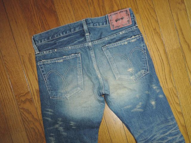 glamb グラム ダメージ加工デニム 1 インディゴ DENIM スリム パンツ < ブランド  glamb グラム ダメージ加工デニム 1 インディゴ DENIM スリム パンツ < ブランドの