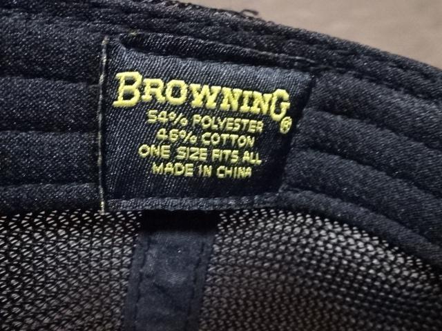 激レア アメリカ企業モノ 銃器製造販売メーカー【BROWNING】 ロゴ刺繍入りメッシュCap < 男性ファッション  激レア アメリカ企業モノ 銃器製造販売メーカー【BROWNING】 ロゴ刺繍入りメッシュCap < 男性ファッションの
