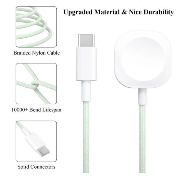 2本 Apple Watch 充電 ケーブル Type-C コネクタ マグネット < 家電/AV 2本 Apple Watch 充電 ケーブル Type-C コネクタ マグネット < 家電/AVの