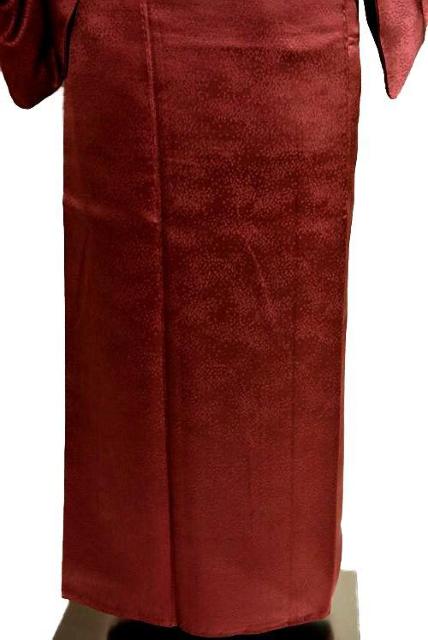【最高級】美品 濃紅色 1つ紋 色無地 身丈152.5cm 裄丈60.5cm T3431 < 女性ファッション  【最高級】美品 濃紅色 1つ紋 色無地 身丈152.5cm 裄丈60.5cm T3431 < 女性ファッションの