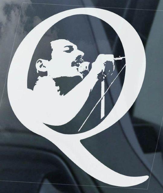 ◆Queen クイーン フレディ・マーキュリー 外張り カーステッカー 110×100mm 外貼り クィーン フレディ < 自動車/バイク ◆Queen クイーン フレディ・マーキュリー 外張り カーステッカー 110×100mm 外貼り クィーン フレディ < 自動車/バイク
