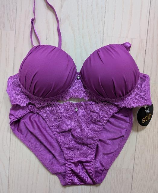 B75/M★Wパット★盛れるノンワイヤーブラジャーショーツセット★新品★送料無料 < 女性ファッション  B75/M★Wパット★盛れるノンワイヤーブラジャーショーツセット★新品★送料無料 < 女性ファッションの