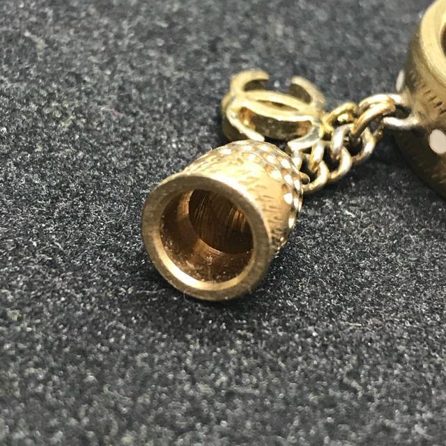 レア シャネル ベルモチーフ&CoCo メタルリング ゴールド 約12号 < ブランド  レア シャネル ベルモチーフ&CoCo メタルリング ゴールド 約12号 < ブランドの