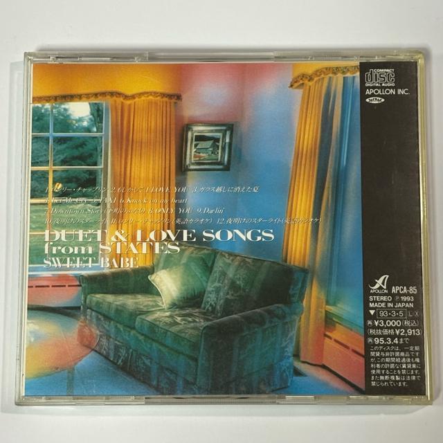 DUET & LOVE SONGS from STATES sweet babe  CD/DVD/rfI 