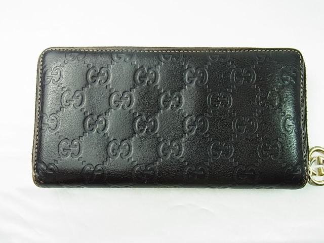1000円から◆確実正規GUCCI グッチ GGシマレザー ラウンドファスナー 長財布USED < ブランド 1000円から◆確実正規GUCCI グッチ GGシマレザー ラウンドファスナー 長財布USED < ブランドの