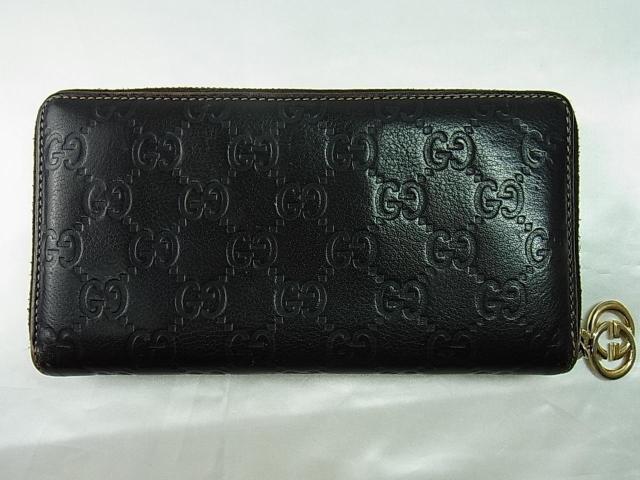 1000円から◆確実正規GUCCI グッチ GGシマレザー ラウンドファスナー 長財布USED < ブランド 1000円から◆確実正規GUCCI グッチ GGシマレザー ラウンドファスナー 長財布USED < ブランドの