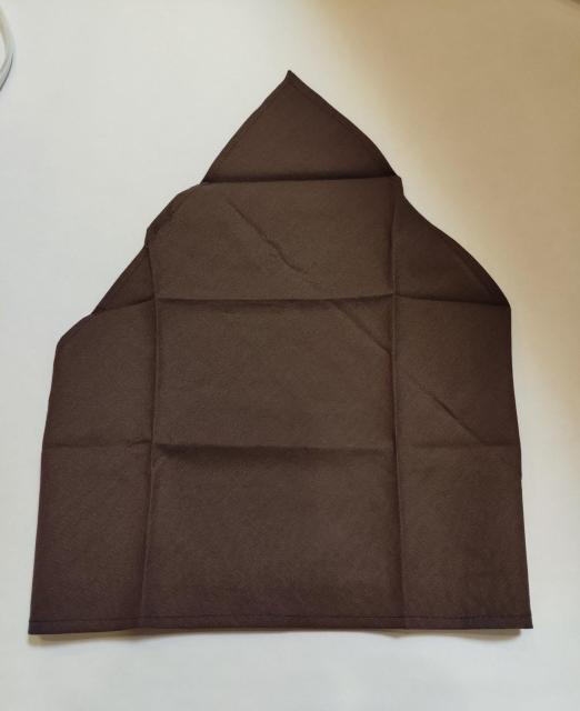 【送料無料】ハンドメイド ゴム入り 大人用三角巾 無地 茶 料理 調理実習 中学生 高校生 < 女性ファッション 【送料無料】ハンドメイド ゴム入り 大人用三角巾 無地 茶 料理 調理実習 中学生 高校生 < 女性ファッションの