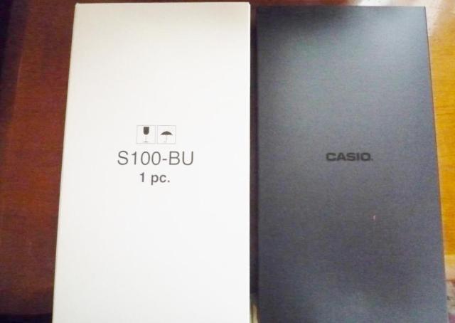 CASIO �J�V�I �J�V�I�v���~�A���d��@S100-BU  �� �C���e���A/���C�t�� 