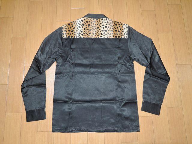 新品WTAPSダブルタップスレオパード切替レーヨンシャツ黒Sヒョウ < ブランド 新品WTAPSダブルタップスレオパード切替レーヨンシャツ黒Sヒョウ < ブランドの