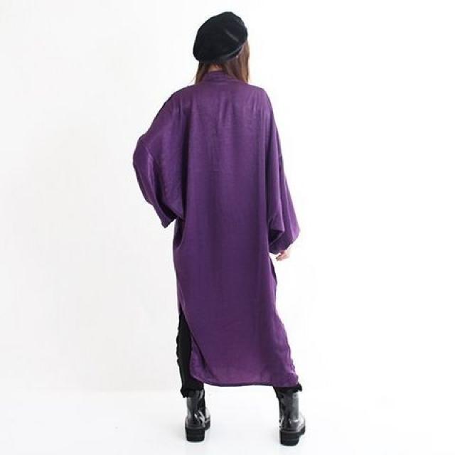 Drughoney★サテンスタンドカラースリットワンピ/パープル < ブランド  Drughoney★サテンスタンドカラースリットワンピ/パープル < ブランドの