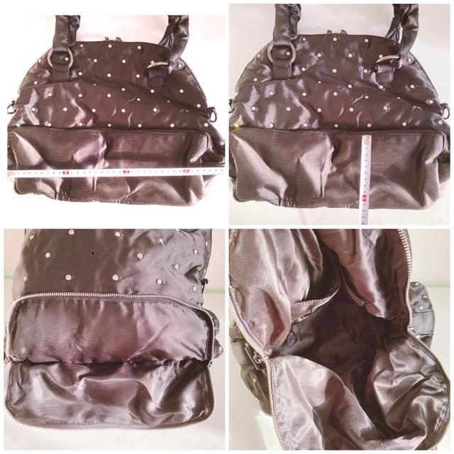 LIPSERVICEBlacksilverリップサービス黒銀ラウンドトートバッグ < ブランド LIPSERVICEBlacksilverリップサービス黒銀ラウンドトートバッグ < ブランドの