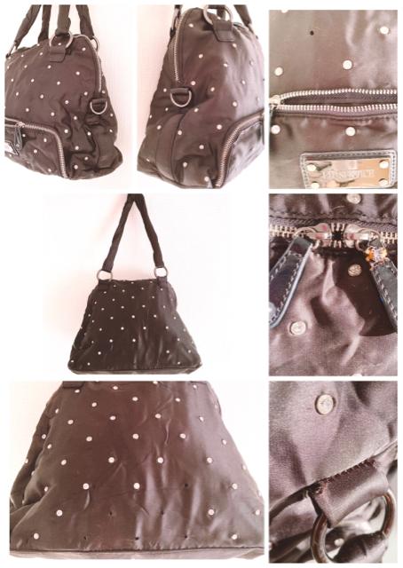 LIPSERVICEBlacksilverリップサービス黒銀ラウンドトートバッグ < ブランド LIPSERVICEBlacksilverリップサービス黒銀ラウンドトートバッグ < ブランドの